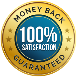 Seller money-back satisfaction guarantee badge